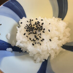 山玄茶 - ３杯目は胡麻塩♪