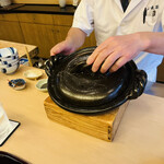 山玄茶 - 釜の中は…