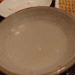 吾妻橋 やぶそば - 蕎麦湯