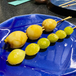 三酉屋 - うずら、ぎんなん