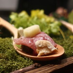 IZA - 鮑のワンスプーンアップ