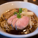 麺処 青野 - 料理写真:下仁田ネギと山椒香る鴨そば
