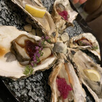 Oyster&Grillbar #lemon - 3種生牡蠣食べ比べ