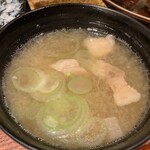 とんかつ けい太 - トン汁