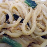 古式手打ちうどん 藏 - まぜまぜした様子。