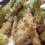 ふじ原 - 山菜天ぷら。