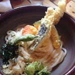 天ぷらぶっかけうどん