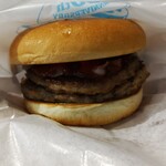 モスバーガー - ダブルハンバーガー(380円)