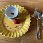 鉄板・懐石 くら馬 - バースデープレート