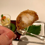 ジャンティーユ - フグ白子カダイフ揚げ　熱々パリッと！