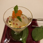 ジャンティーユ - 雲丹ムースとアオリイカ