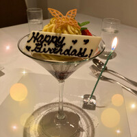 ジャンティーユ - バースデー仕様のデザート！