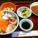 北海道料理ユック - 海鮮丼定食