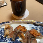 山玄茶 - 鮒鮨四年もの、私はお茶のお供(⌒▽⌒)