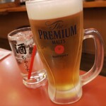やき笑 - ドリンク写真:エア乾杯