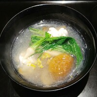 尾頭橋すみや - たら白子、粟麩、みぞれ