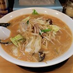 椿ラーメンショップ - 野菜たっぷり味噌ラーメン