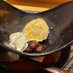 名駅 鮨 Sublime - 栗のアイス