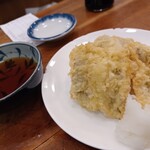 魚三酒場 - あなご天@550円