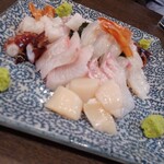 山海料理 RAKUMI - お刺身盛り合わせ