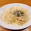 大衆イタリア食堂 アレグロ - 海老とかぼちゃのクリームソースパスタ①