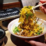 恵比寿焼肉 ホルモン富士 - 「汁ナシ担々麺」