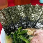 末広家 - 海苔増しは5枚100円。