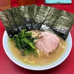 Suehiroya - ラーメン800円濃いめ多め。海苔増し100円。