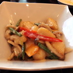 ホタテのミルク炒め　1700円