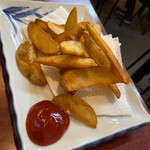 加賀屋 - ポテトフライ美味しい。