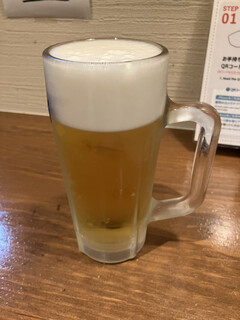 Kirara - 生ビール中　540円