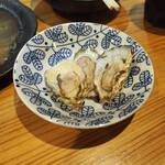 卓 - カキ酒蒸しその１