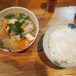 卓 - 豚汁、ごはんその１