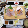 味処 海の桜勘 - カンパチのお刺身定食　頭あら煮付き　1,550円