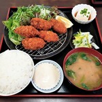 久美食堂 - カキフライ定食