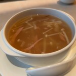 中国料理 四川飯店 - フカヒレ入りスープ