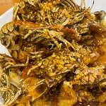 ครัวเจ๊ตุ้ม - 蝦蛄炒め　ハーフ㎏