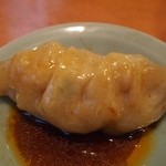 中華園 - 焼き餃子 1個がめっちゃ大きい
