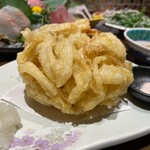 寿司と山形蕎麦 海風季 - ごぼう天　単品でお願いしてしまいました！