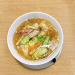 弁慶 - 料理写真:魚介3種と野菜の塩ラーメン