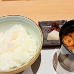 Wakushiage Misaki - ご飯とみそ汁