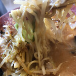 Momotaro - 鉄火タンメン・３辛・ドサンコ麺（790円）、麺大盛（100円）