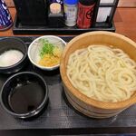 Marugame Seimen - 釜揚げ並＋温泉玉子（290円＋90円）