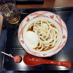 丸亀製麺 アーバス東千田ショッピングモール店 - ぶっかけ（小）+温泉たまご