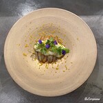 カーサ・デル・チーボ - ボタン海老のマリナートに長芋のすり卸し