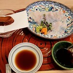 馬車道 大かわ - フグとカラスミ