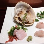 亀喜寿司 - 親方おまかせセットの先付