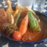 Kawaraya soup curry - 野菜と肉SP