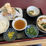 定吉 - ランチ串天定食950円