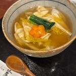 そば処 麓 - 湯葉あんかけ